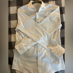 Tiger of Sweden Farrell 5 Shirt in White, size 39/15.5.  New with Tags